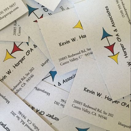 image of Kevin W. Harper CPA & Associates business cards